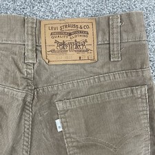 Vintage 80s Levi's 517 1523 Corduroy Pants Men 29x32 Hemmed 28x28 1985 80s