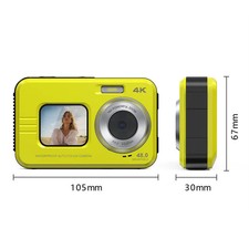 WDC901 3.5m Waterproof 48MP HD Dual Screen Outdoor Sports Digital Camera, US Pl