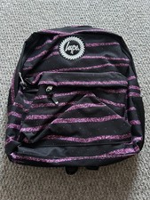 New With Tags Hype Black/pink glitter stripe Backpack