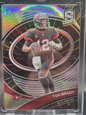 2021 Panini Spectra TOM BRADY  Hyper Prizm 48/75 Buccaneers SSP MVP