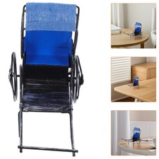 Mini Retro Iron Model Vintage Bicycle Decor With Distressed Finish For