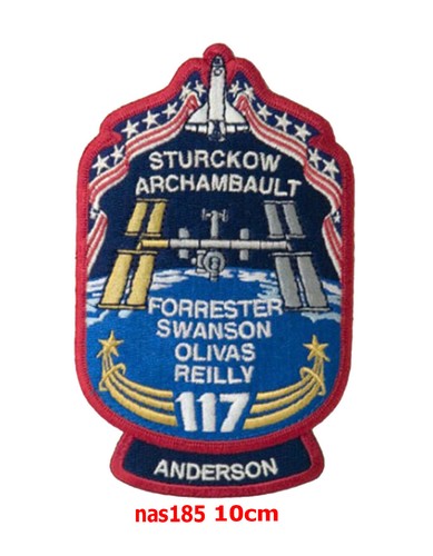Nasa Space Shuttle Kelly Collins Thomas Patches Embroidered Badge Sew on/Iron on - Picture 6 of 18