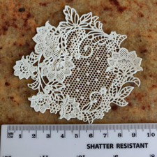 SHABBY CHIC DECORATIVE ONLAY MOLDING plastic lace resin
