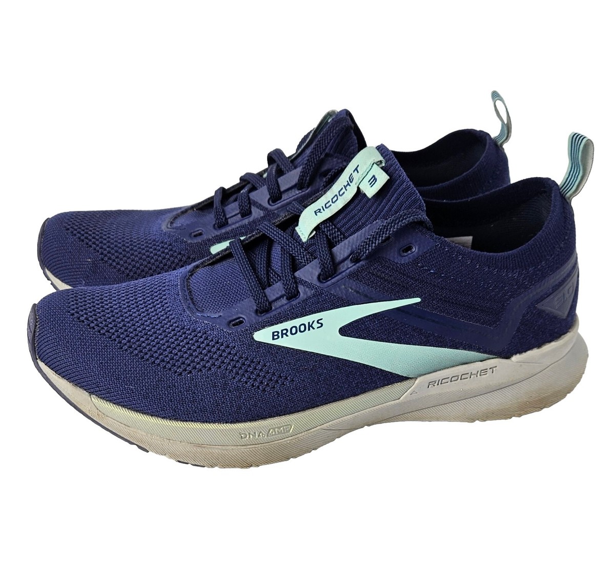 Brooks Ricochet Blue Running Walking Comfort Gym Trainer Shoes