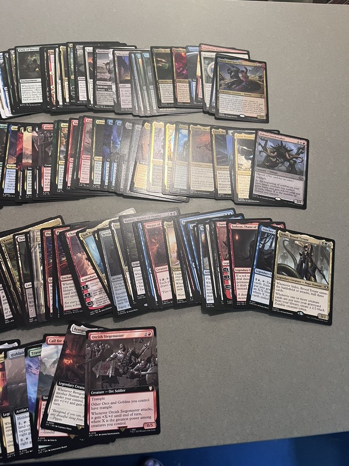 20lbs Magic The Gathering Lot 400+ R/M, Foils,Alt Art. Staples. No B