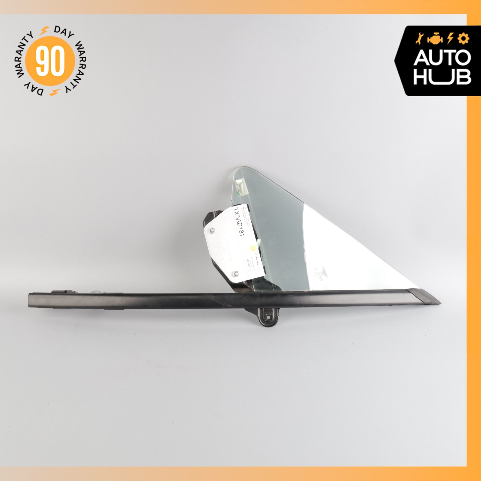07-11 Bentley Continental GTC Front Left Side Door Vent Window Glass OEM 52k