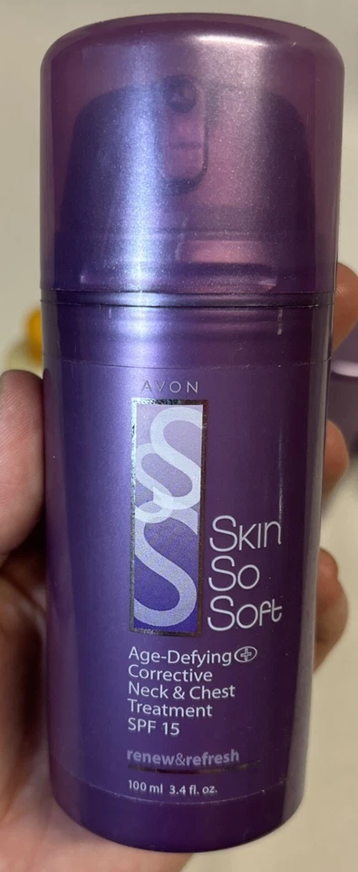 Avon Skin So Soft Age Defying Overnight Corrective Treatment Lot NOS Neck Chest - Image 4 of 4