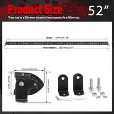 Slim 8 14 20 26 32 Led Work Light Bar Spot Flood Fog Driving Atv Suv Offroad
