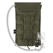 KRYDEX Tactical Hydration Carrier MOLLE Pack for 50oz Water Bladder Ranger Green