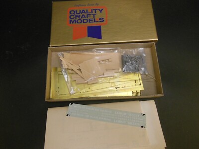 HO SCALE QUALITY CRAFT MODELS LEHIGH VALLEY STEEL CABOOSE BRASS CRAFTSMAN KIT