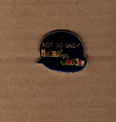 Broche Pin's Canal+ / Michael Jackson - Chapeau Signé Fraisse - Occasion