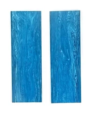 2 Pieces 1/8" TURQUOISE JUMA GEM  KNIFE / GUN Handle Scale Material 6 x 2 x .125