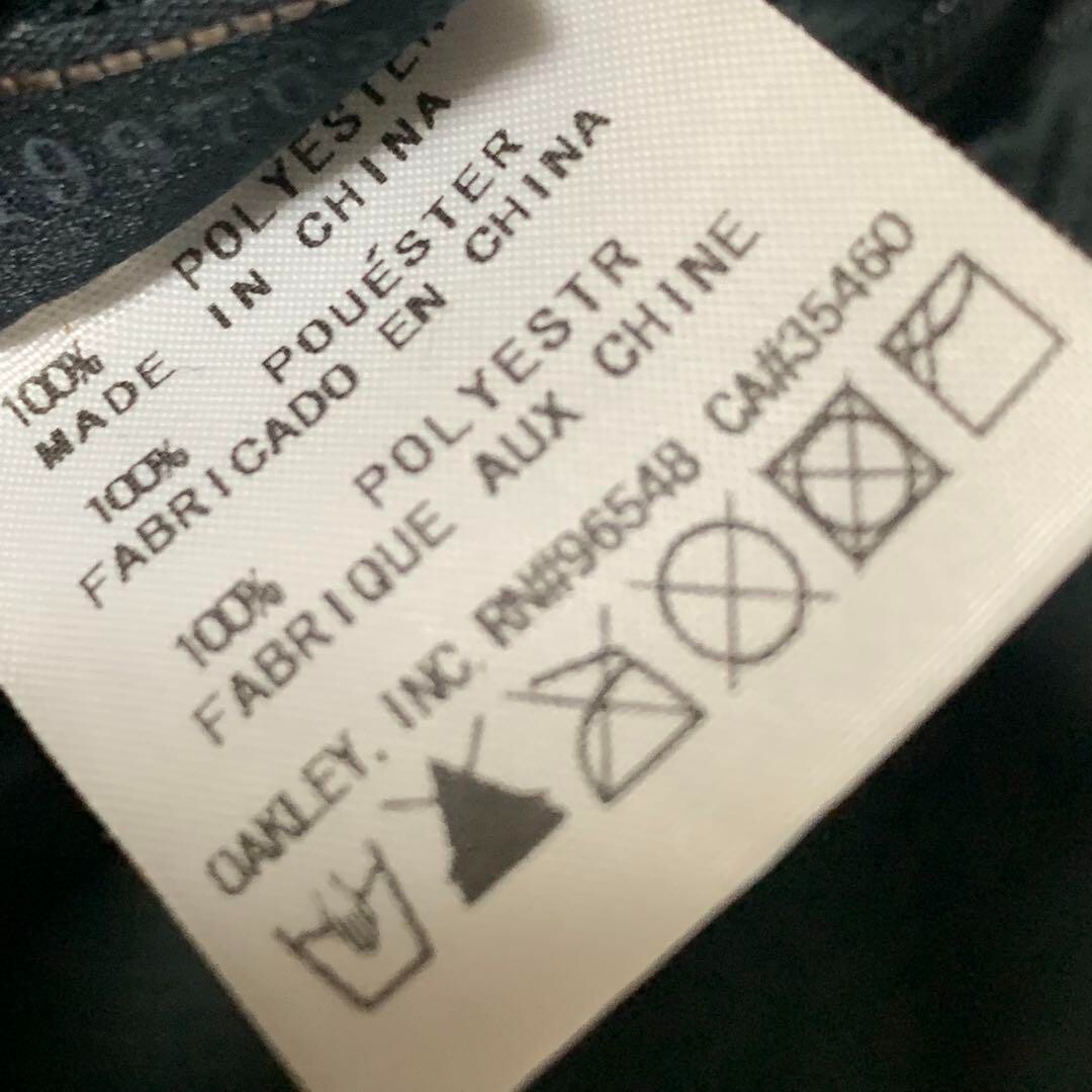 OAKLEY Shoulder Bag Black Skull Design Logo Shoulder Bag Made in  