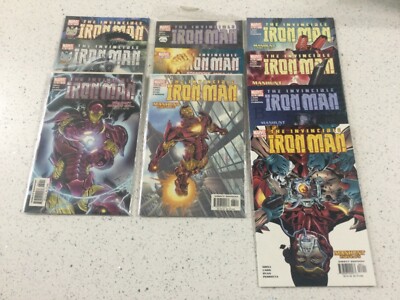 Lot Of 10 Iron Man Vol. 3 #60-69 2002-03 Marvel Invincible Iron Man NEW OLD STOC