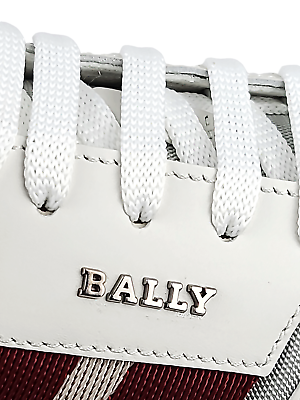 Bally Men's Astar 6300604 White Leather Sneakers Shoes Size Bally Men's Astar 6300604 White Leather Sneakers Shoes Size