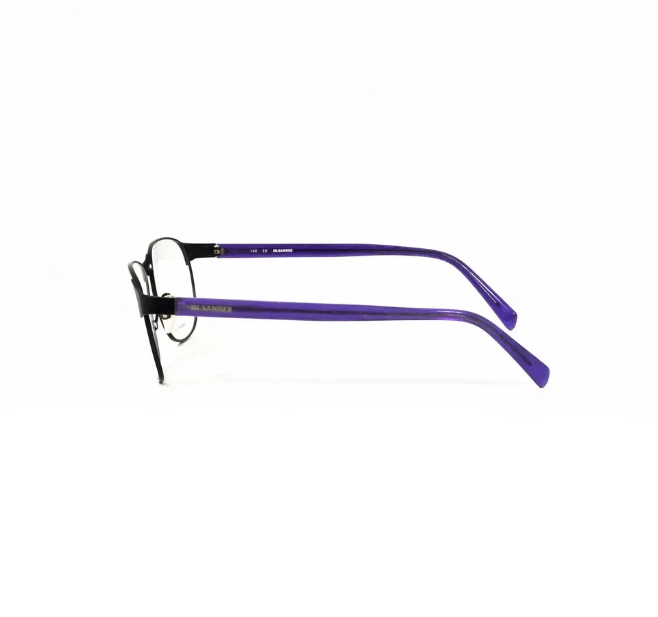 Marco de gafas Jil Sander JS2138 424 auténtico para hombre azul metal Wayfarer Foto 3 de 3