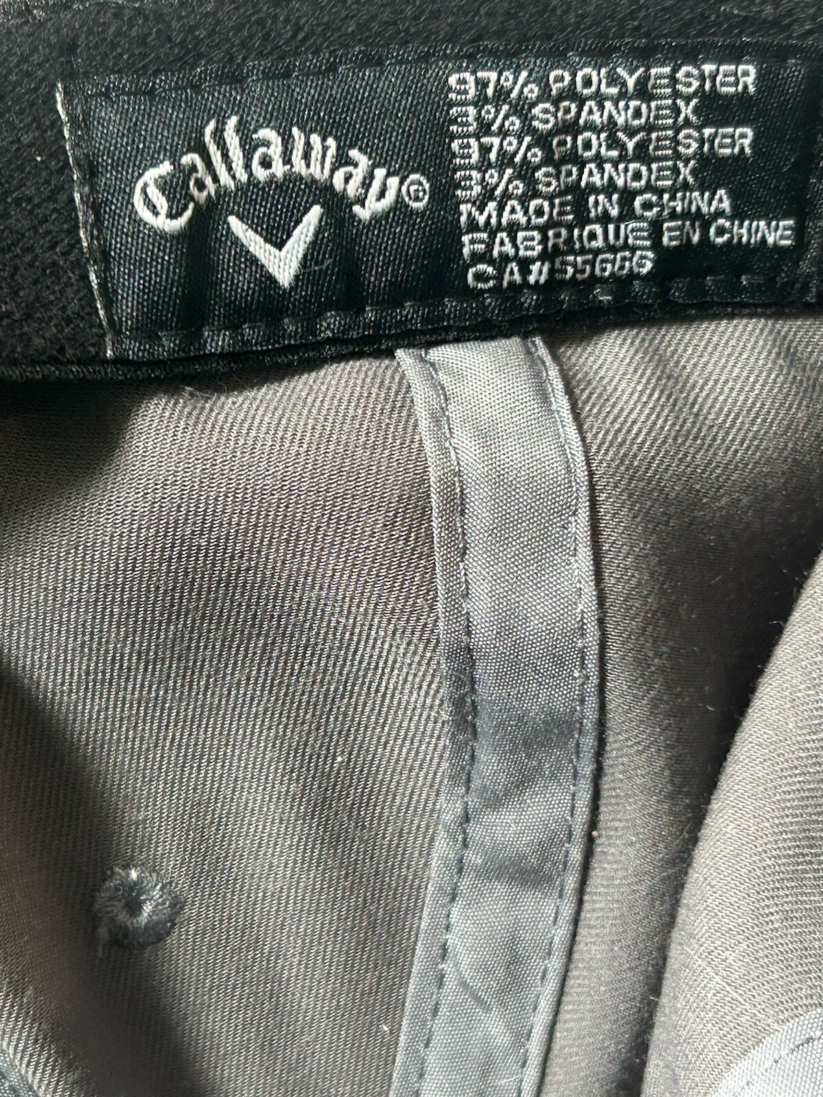 Callaway Golf Fitted Cap Hat Gray Patch AFlex - image 9