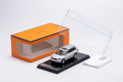 GCD 1:64 Toyota HighLander Gen 2 silver/black LHD Diecast Model Car