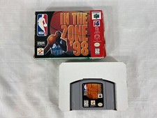 NBA In The Zone 98 N64 Nintendo 64 Original Box Good Condition Tested