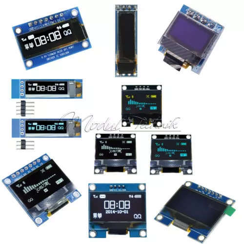 0.49/0.69/0.91/0.96/1.3 inch IIC I2C/SPI Screen OLED Display Module For Arduino