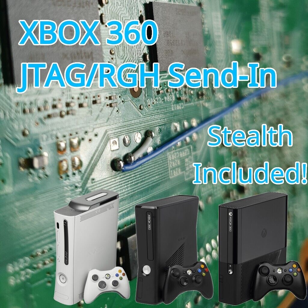 Xbox 360 RGH/JTAG Send In Service - READ DESCRIPTION FOR DETAILS