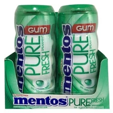 Wholesale Mentos Gum Bottles 15pc Spearmint