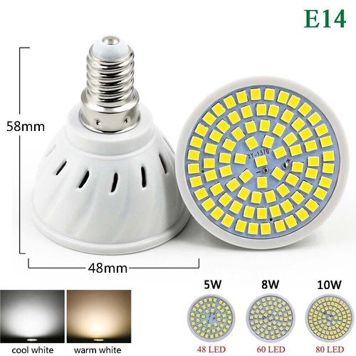 GU10 MR16 E27 E14 LED SpotLight Bulb 5W 8W 10W 2835 SMD Lamps 220V COB Spotlight - Picture 15 of 15