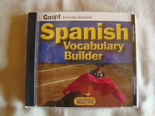 SNAP Spanish Vocabulary Builder Jewel Case Windows / MAC Language Learning