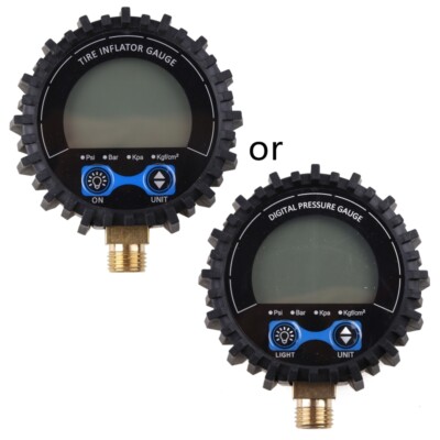 Digital Pressure Gauge Sensor with LED Display 1% Accuracy 1/4'' NPT Connector