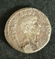 ANCIENT ROMAN SILVER EID MAR DENARIUS COIN 3,4G