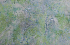 Moda   BATIKS #0021 "GREEN LEAVES" BTY