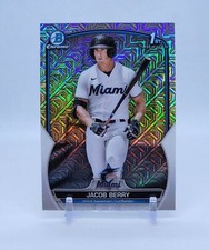 2023 Bowman Baseball JACOB BERRY 1st Mega Box Refractor MARLINS 