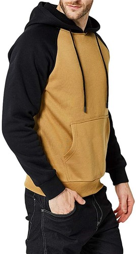 Boyland Men's Casual Color Block Hoodie 