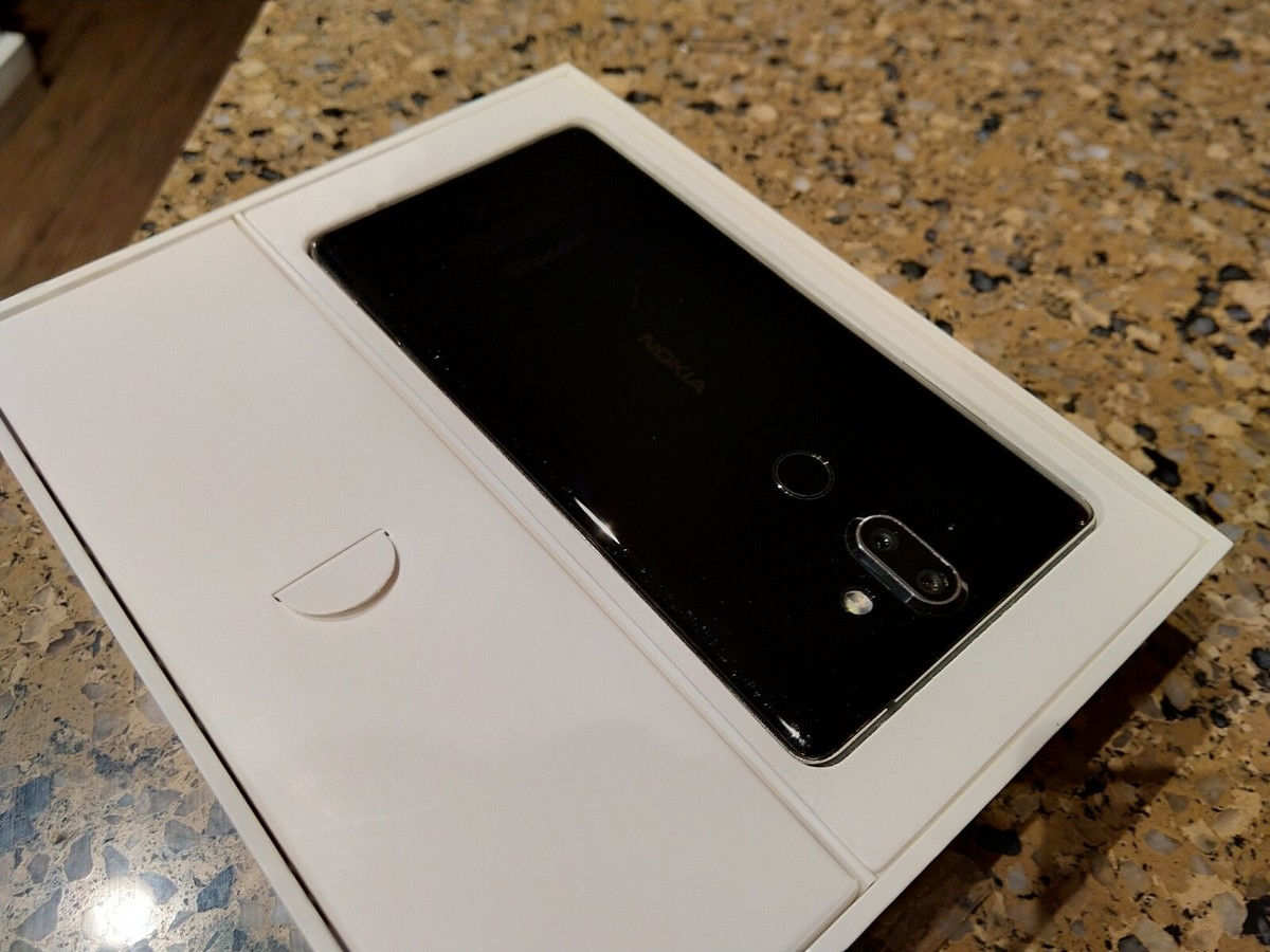 Nokia 8 Sirocco 128GB TA-1005 Black Factory Unlocked 4G GSM | eBay