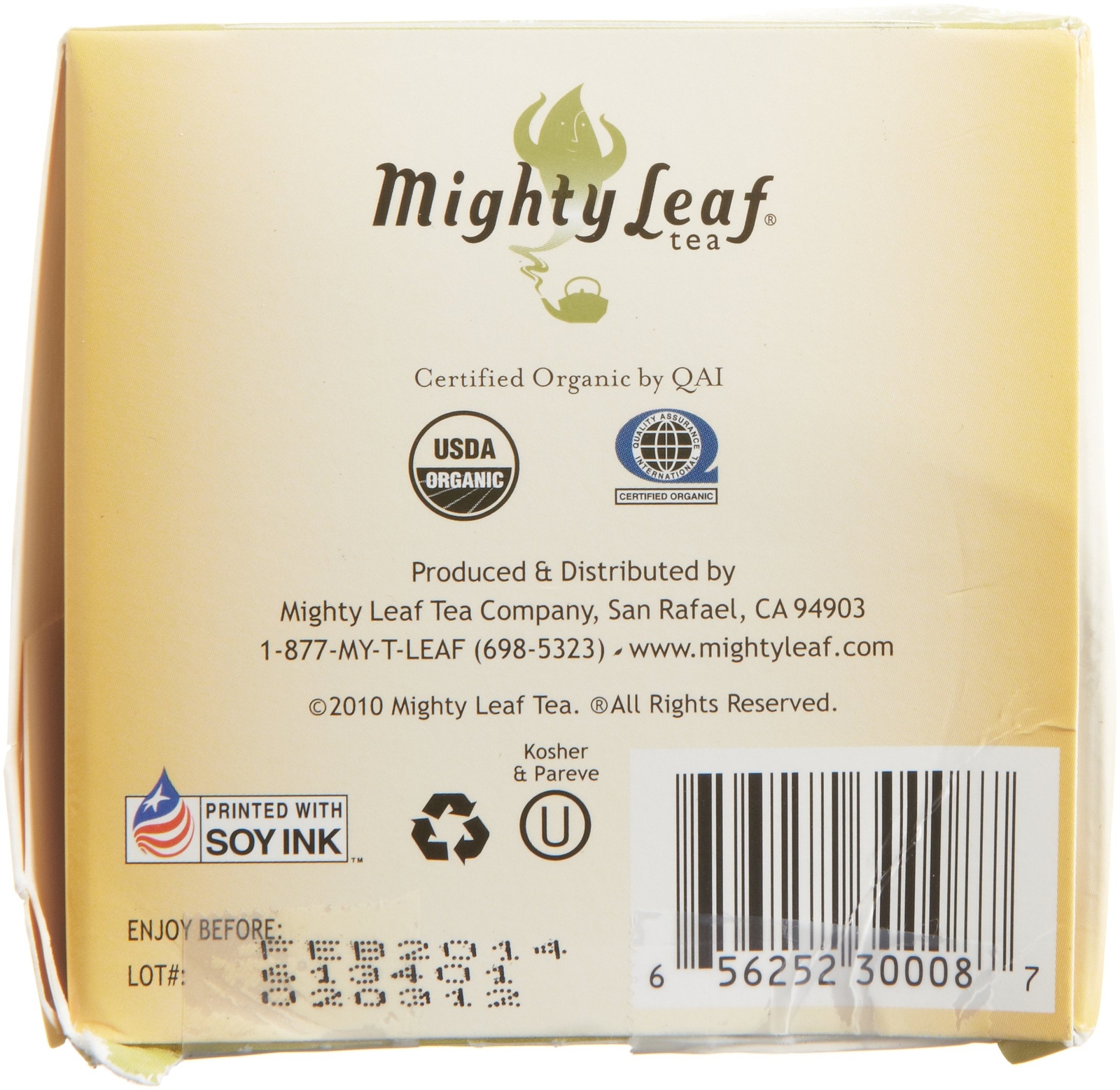 Mighty Leaf Organic Tea, Mint Melange, 15-Count Whole Leaf Pouches 1.32 Oz (Pack