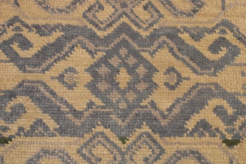 2'0" x 3'0" ft. Kashmir Ocean Breeze Oriental Hand Knotted Wool Area Rug - Picture 4 of 7