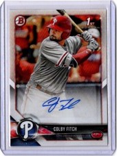 2018 1st Bowman #PA-CF Colby Fitch Prospect Autographs Auto