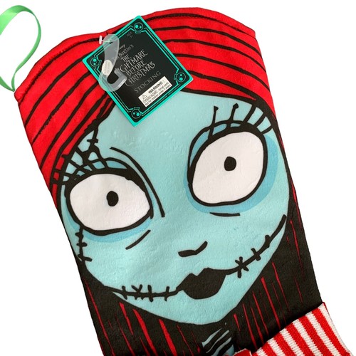 Disney Tim Burton Nightmare Before Christmas Sally Stocking Peppermint Scarf NEW - Picture 3 of 5