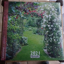 CALENDRIER 2021 - GARDENS-JARDINS - 30 x 30 cm -