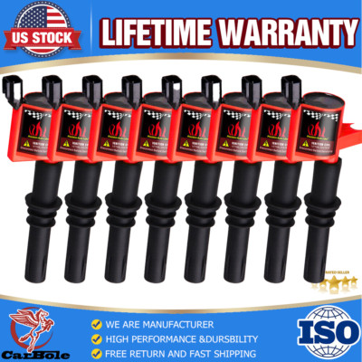 8Pack DG511 Red Ignition Coils For 2006-2008 Lincoln Mark Mercury 4.6/5.4L V8 US