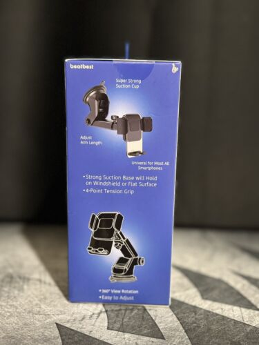 Beatbest Extendable Car Mount | Windshield & Dashboard | One-Hand Operation - Picture 4 of 4
