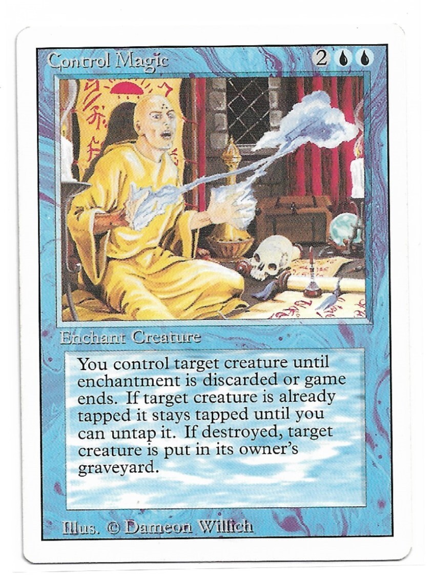 Magic the Gathering ~ MTG ~ 1x Control Magic ~  HP ~ REVISED