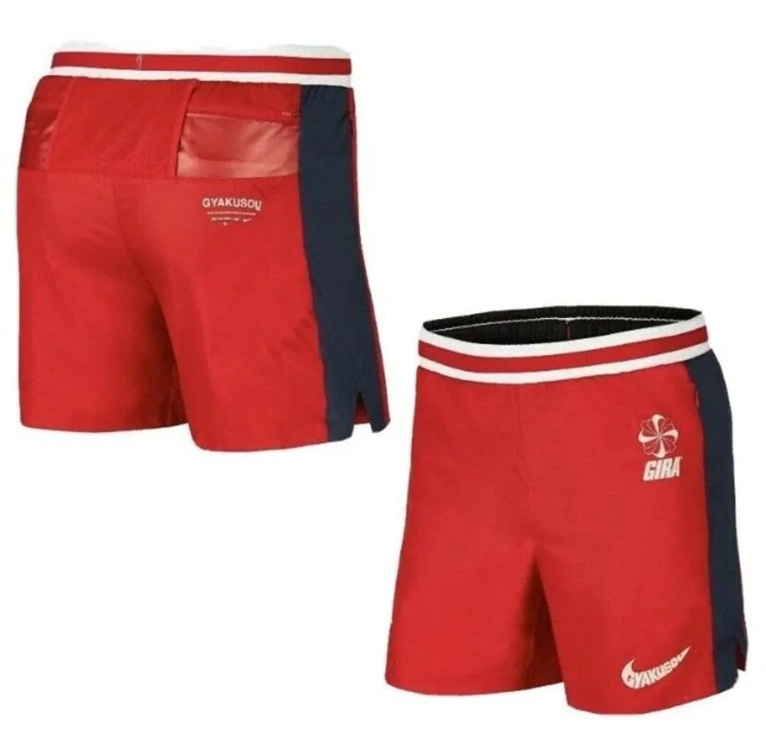 Nike GYAKUSOU レッドショートパンツ Nike X Gyakusou UTILITY Shorts Sport Rare Red Authentic Nwt