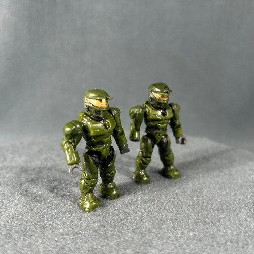 Mega Bloks Construx UNSC Master Chief Mini Figure Lot Green Spartan - Picture 6 of 16