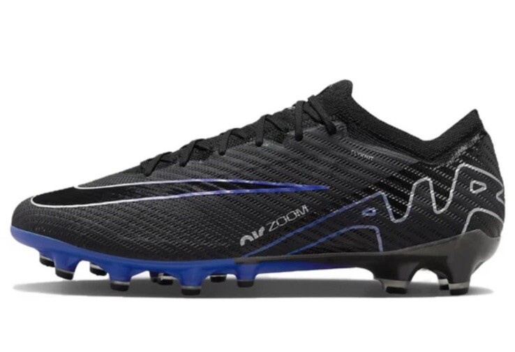 Size 8 Nike Zoom Vapor 15 Elite AG-Pro Black Blue DJ5167-040 Mens