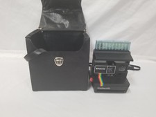 Vintage Polaroid ONe Step 600 Land w/Case and One Flash Remaining
