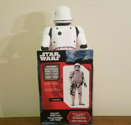 Star Wars First Order Stormtrooper Big-Figs 18 inches tall w/ Blaster * NEW NIB - Picture 2 of 4