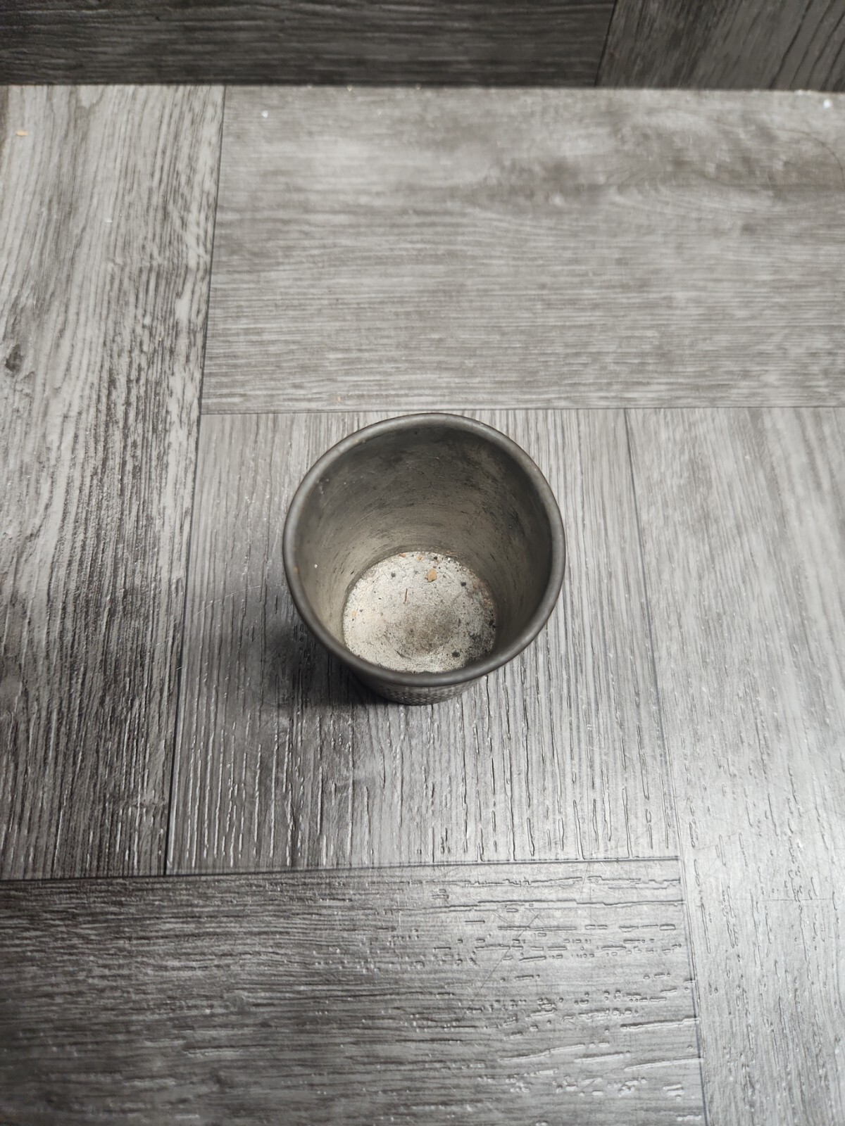 Vintage Pewter By Poole 2206 "Just a thimbleful" Shot Glass/Toothpick