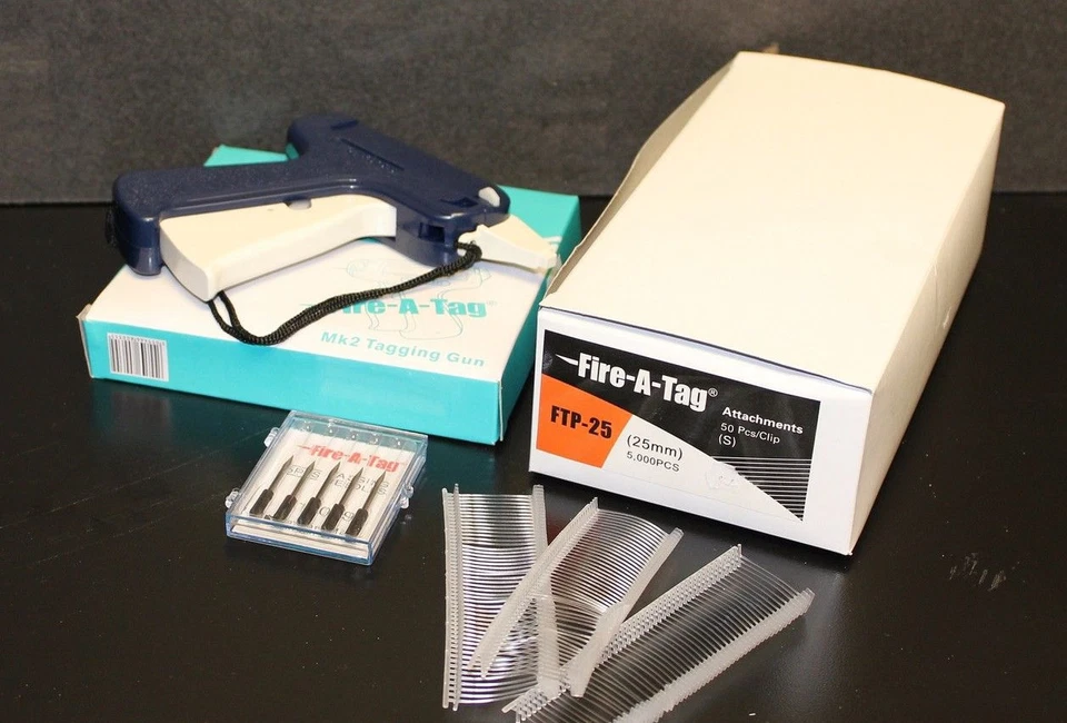 Tag Gun Kit Tagging Gun Barbs With Needles Retail Price Gun Tagger New Box Label