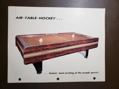 AIR TABLE HOCKEY Arcade Flyer - Photo 1 sur 2
